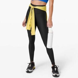 Lululemon Mapped Out High Rise Tight 28" Camo in Black/Black Women’s Size 8